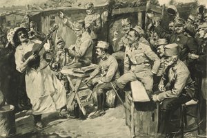 Humour viennois dans un camp de réservistes dans les montagnes des Carpates - Wilhelm Gause
